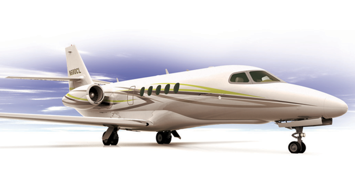 The new Citation Latitude essentially mates a new, standup fuselage and Garmin G5000 cockpit with Sovereign wings and empennage.