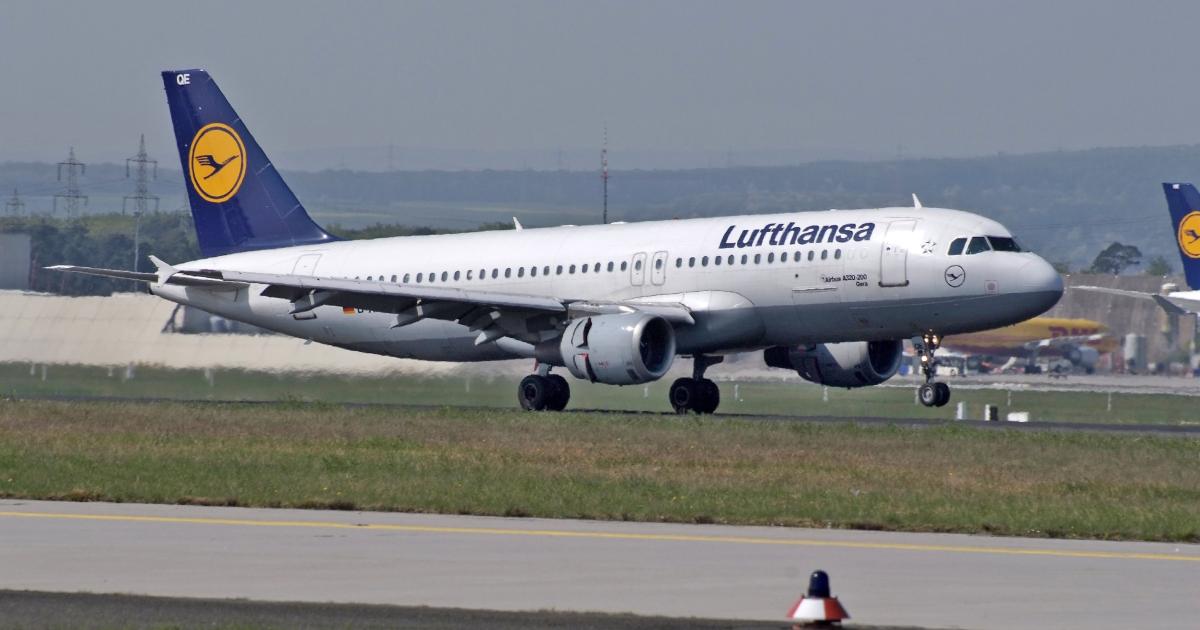 One day after Europe's emissions trading scheme (ETS) took effect for airlines, Lufthansa announced January 2 that it would add the cost of ETS to its fuel surcharge. (Photo: Lufthansa)