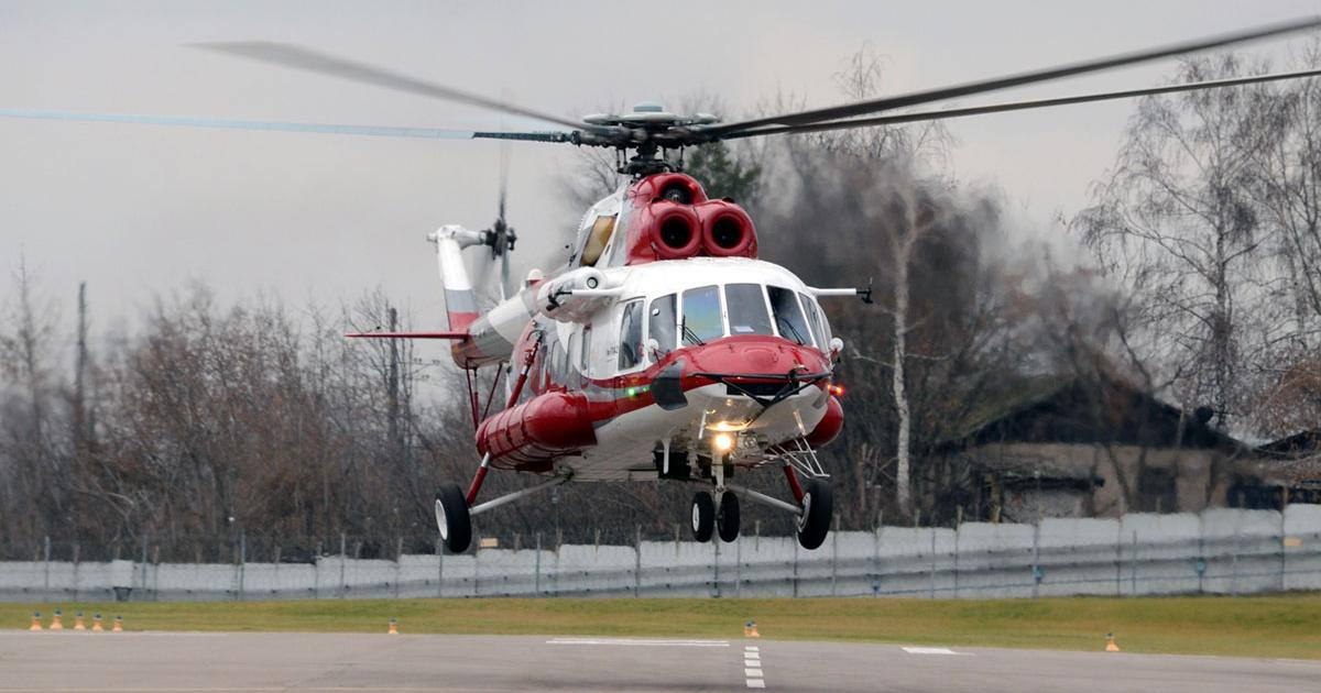 Russian Helicopters' Mi-171A2 medium twin logged its first flight on November 25. Testing confirmed the 24-passenger helicopter's top speed of 150 knots. (Photo: Russian Helicopters)