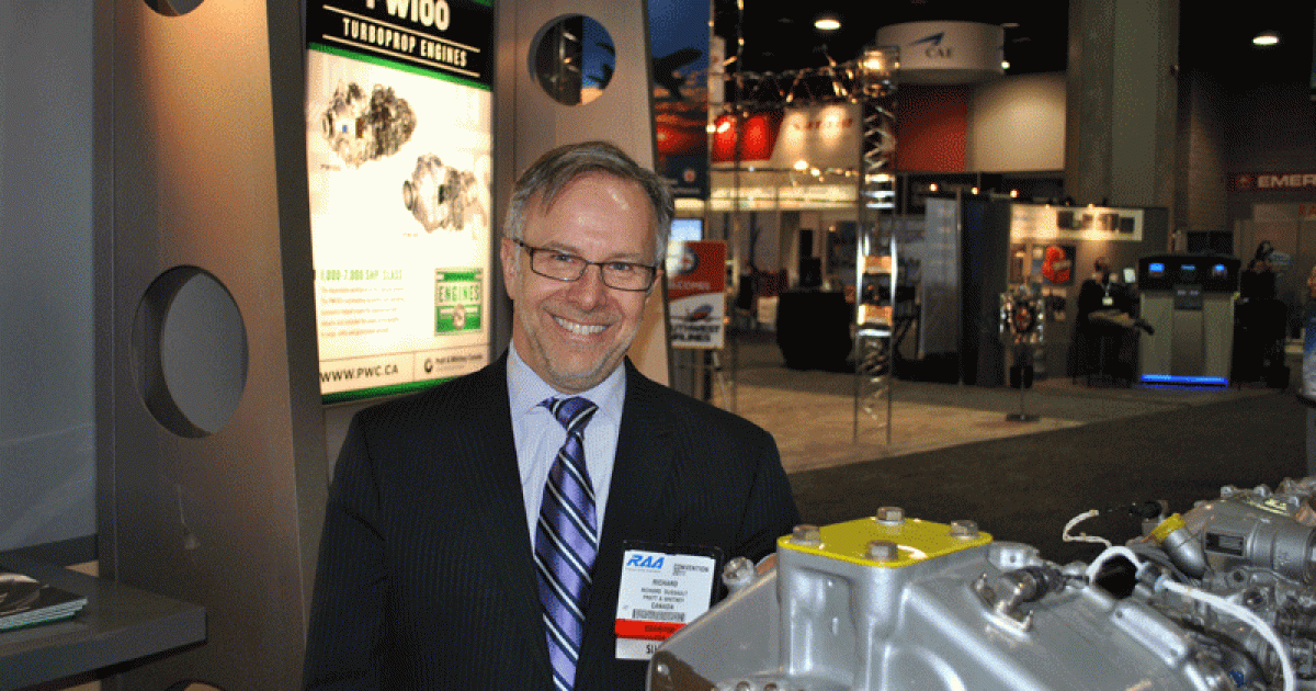 Pratt & Whitney Canada vice president of marketing Richard Dussault (Photo: Gregory Polek)