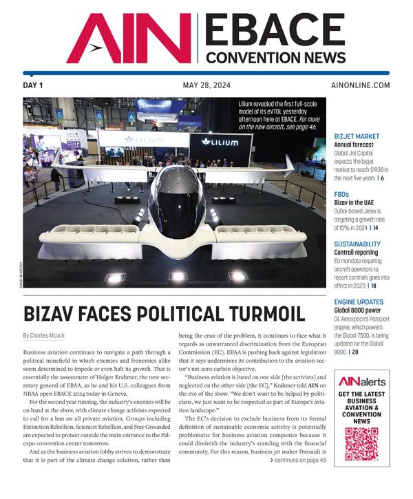 EBACE 2024 Day 1 Cover